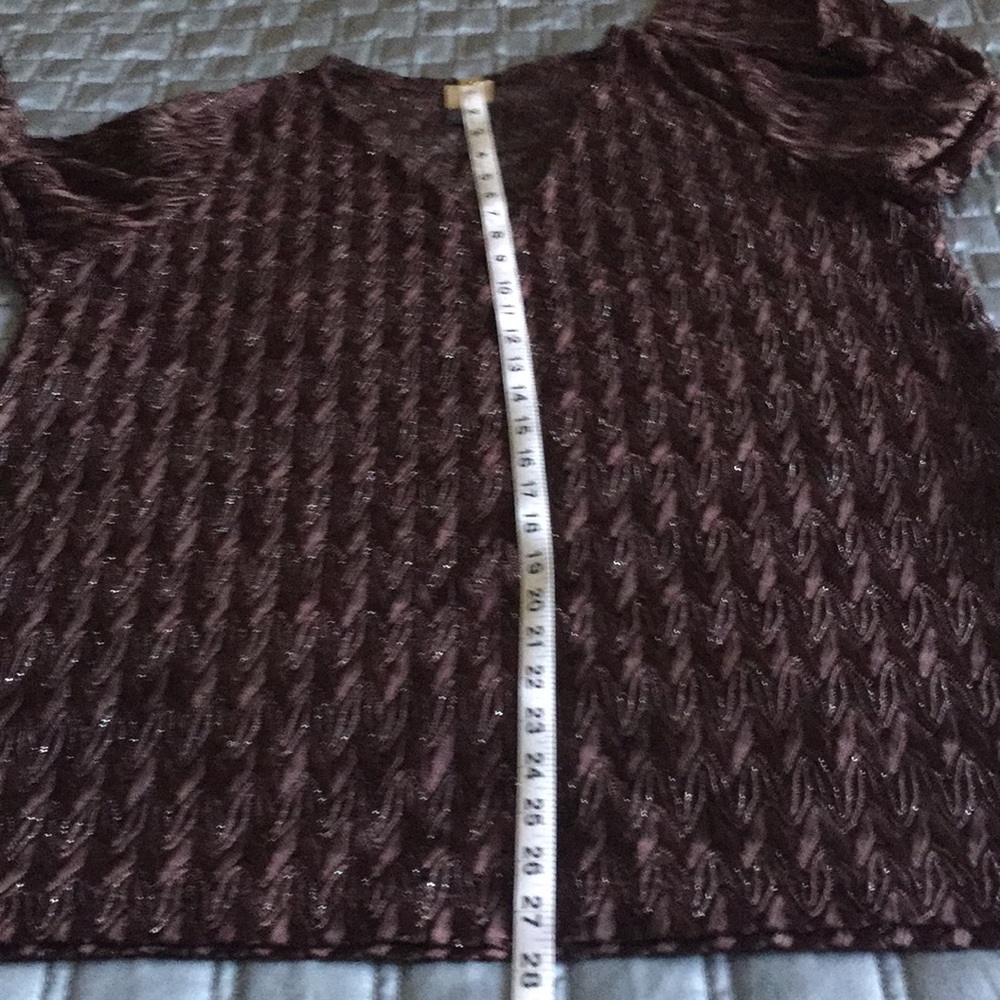 Faded Glory lacy long top - Picture 6 of 7